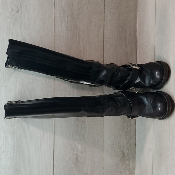 Chloé Womens Tall Riding Leather Heels Boots shoes sz EUR 38/8 - Picture 4 of 16